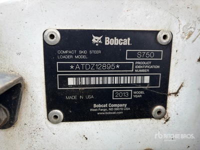 2013 Bobcat S750 Two-Speed Skid Steer Loader