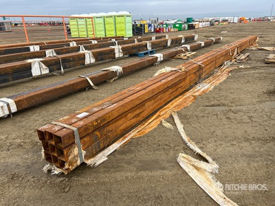 Quantity of (9) 4 in x 4 in .188 HSS Divers