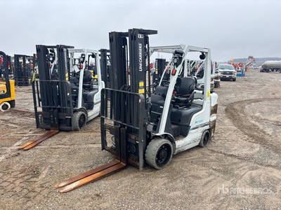 UniCarrier MCU1F2A33LV 5900 lb Pneumatic Tire Forklift