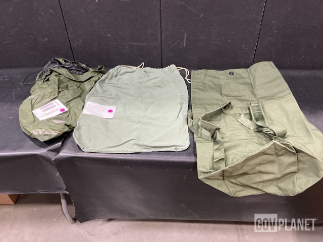 (90) Duffel Bags, (45) Barracks Bags & (37) Clothing Bags