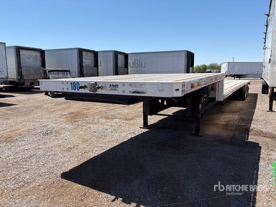 2015 Manac 13253C0B1 53 ft T/A Single Drop Step Deck Trailer