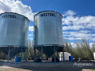 Westeel +/- 5000 bu 5 Ring Hopper Grain Bin