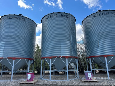 Westeel-Rosco +/- 2200 bu 6 Ring Hopper Grain Bin