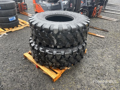 Quantity of (2) 29.5x25 E3/L3 Tires (Unused)