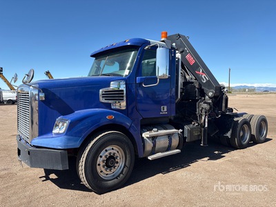 2011 Hiab 322EP-3 PRO 22040 lb Knuckle Boom on 2012 Freightliner Coronado 122 6x4 Kranwägen