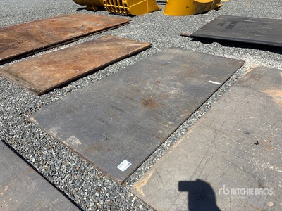 4 ft 9 in x 10 ft (0.75 in Thick) Steel Plates