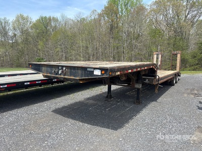 2019 Rampant PDD40 45 ft T/A Single Drop Step Deck Trailer