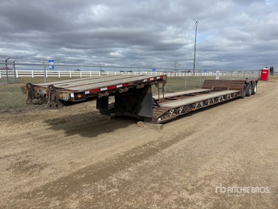 2013 Manac Tri/A Double Drop Removable Gooseneck Remorque Surbaissée