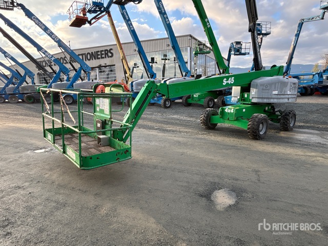 2015 Genie S45 4WD Diesel Telescopic Boom Lift | Ritchie Bros. Auctioneers
