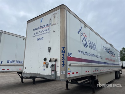 2017 Vanguard VXP 53 ft x 102 in T/A Van Trailer