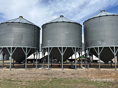 Westeel-Rosco 1904 +/- 3500 bu 4 Ring Hopper Cassone per grano