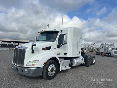 2017 Peterbilt 579 6x4 Cabeza Tractora Cabina Dormitorio