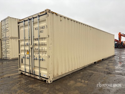 2025 40 ft High Cube Storage Container