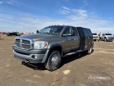 2008 Dodge Ram 5500 4x4 Extended Cab Utility Truck