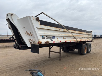 2005 Load Line 28 ft T/A End Dump Trailer