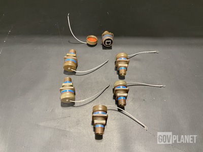 (6) Souriau USA RJ97904-AA0-2 Connector Adapters