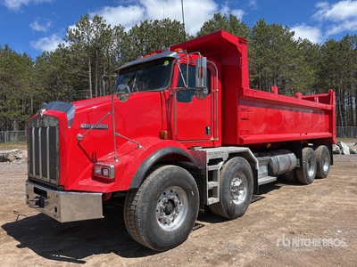 2008 Kenworth T800 8x4 Twin-Steer Autocarro ribaltabile 2 assi
