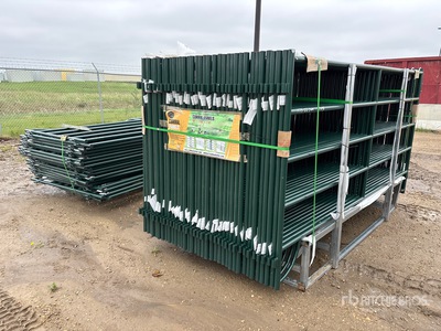 Quantity of (56) 2026 Suihe NP10-54-2 10 ft Powder Coated Livestock Panel (Unused)
