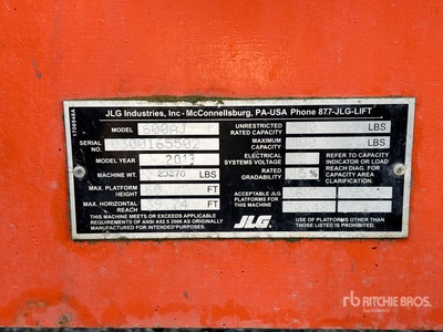 2013 JLG 600AS 4WD Diesel Articulating Boom Lift