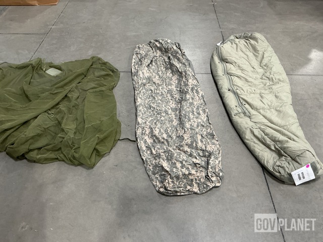 (29) Net Protectors, (14) Bivy Covers, (26) Sleeping Bags & Assorted Items