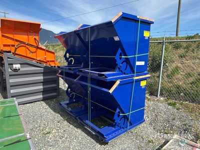 Quantity of (4) 2026 Suihe N-1.5CY-4 1.0 cyd Self-Dumping Hopper (Unused)