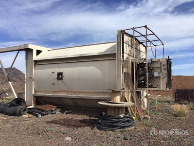 Electric Asphalt Silos w/ Drag Slat Conveyor