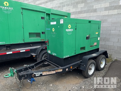2016 Multiquip Power DCA45SSIU4FSG 45 kVA Mobile Generator Set (Inoperable)