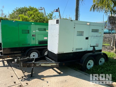 2017 Multiquip DCA-70SSIU4F 56 kW Mobile مولد