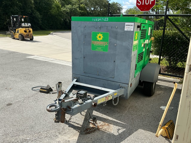 2019 Atlas Copco PAS 100 HFS Trailer-Mounted Water Pump (Inoperable)