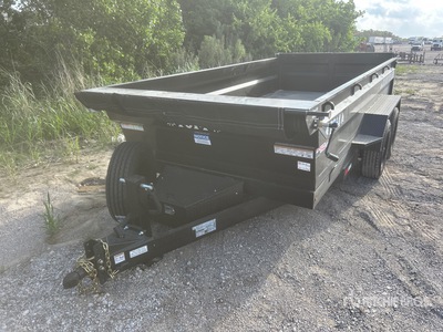 2026 Industrias America 7014 16 ft T/A Dump Utility Trailer (Unused)