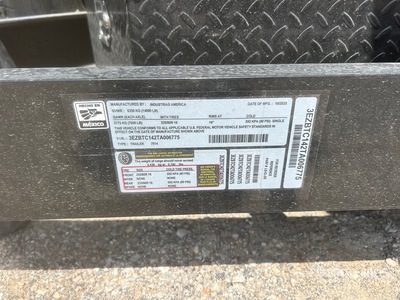 2026 Industrias America 7014 16 ft T/A Lichte Kiepaanhanger (Unused)