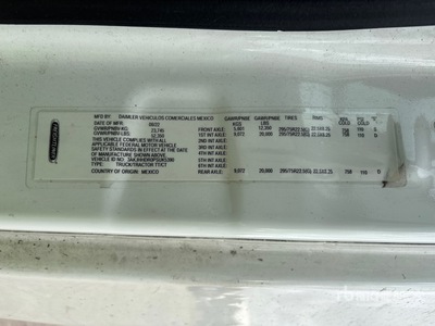 2023 Freightliner Cascadia 126 6x4 T/A Sleeper Truck Tractor