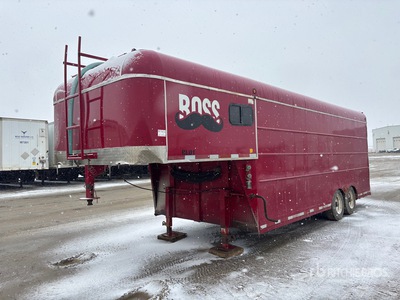 20 ft T/A Gooseneck Boiler Remolque Cerrado (Inoperable)