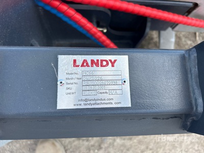 2026 LANDY HC66 Swivel Trim Hedgecutter Skid Steer Hedge Trimmer (Unused)