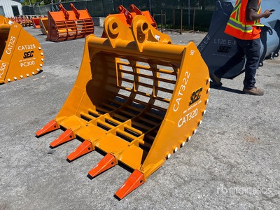 2025 SEC 59 in Skeleton Excavator Bucket - Fits Cat 320 (Unused)