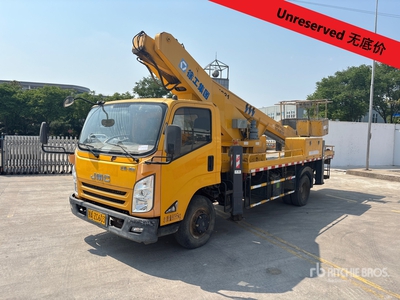 XCMG XZJ5080JGKJ5 21 m on 2018 JMC XZJ5080JGKJ5 4x2 شاحنة منصة مرفوعة