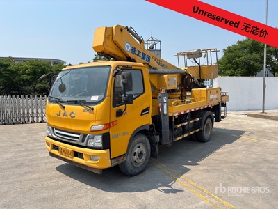 XCMG CZJ5092JGKH5 25 m on 2018 JAC XZJ5092JGKH5 4x2 Bucket Truck