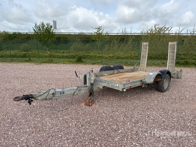 ECIM AF350 T/A Remorque 2 Essieux Equipment Trailer