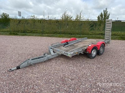 Hubiere H212L14CF T/A Remorque 2 Essieux Equipment Trailer