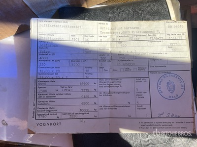 1997 Schmidt SAB50-36NH on 1977 Volvo N7 4x2 Salt Spreader Stenenstrooiwagen