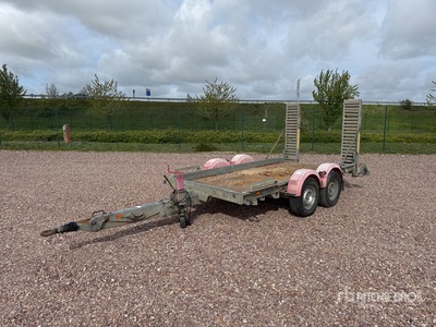 Hubiere H212L14CF Remorque 2 Essieux Equipment Trailer