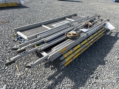 Quantity of (3) INSTANT UPRIGHT SPAN 300 Trapdoor Platform 2.5M Scaffolding