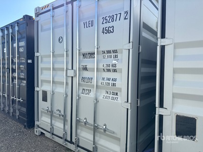 2026 40 Ft One-Way High Cube Storage Container