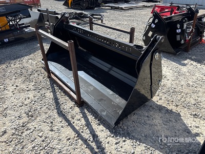2026 GIYI GY-KH72F Skid Steer Bucket (Unused)