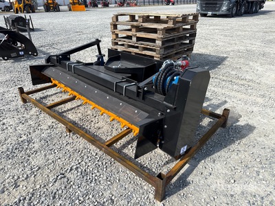 2026 GIYI GY-LPR71 Skid Steer Power Rake Accessorio per mini pala (Unused)