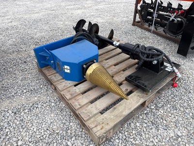 2026 GIYI GY-WS43 Hedge Trimmer and Skid Steer Log Splitter (Unused)