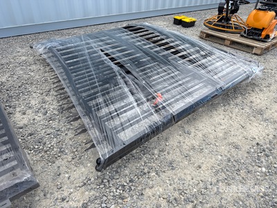 2026 SKLP SK-14BL 14 Ft. Bl-parting weought iron gate Deuren (Unused)