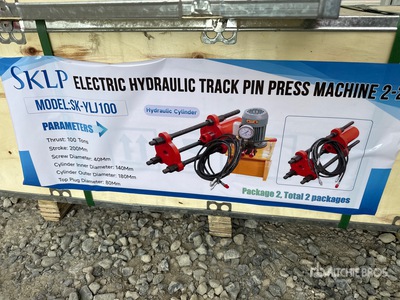 2026 SKLP SK-YLJ100 ELECTRIC HYDRAULIC TRACK PIN PRESS MACHINE (Unused)