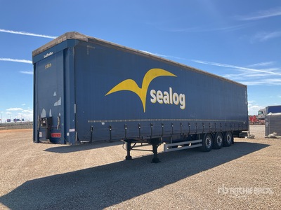 2015 Lecitrailer 3E20 Tri/A Curtain Side Trailer