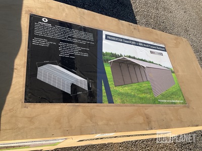 Primestar PS2040B Steel Carport Enclosed - Unused
